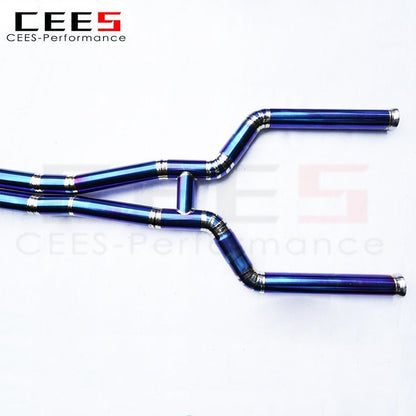 CEES Catback Exhaust for Mercedes-Benz E63 AMG S W213 4.0TT 2016-2020 Performance Titanium Alloy Exhaust Pipe Car Exhaust System