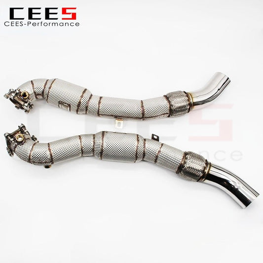 CEES Catalytic Converters For AUDI S6 S7 RS6 RS7 C7 4G 4.0 TFSI QUATTRO 420PS 450PS 560PS 12-17 Car Maker Exhaust Downpipe