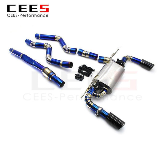 CEES Catback Exhaust for BMW 340 2.0T 2016-2023 Tuning Performance Titanium Alloy Escape Exhaust Pipe Muffler Car Exhaust System