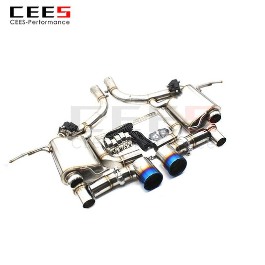 CEES Exhaust System For Maserati MC Stainless Steel Performance Valve Muffler Catback Escape Tubo Escape Coche Car Accessories
