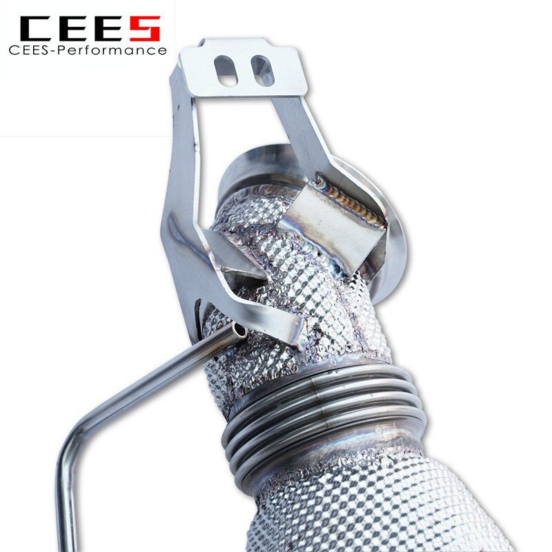 Exhaust Downpipe For Mercedes-Benz GT50/GT53 AMG 3.0T 2016-2022 Automobile Exhaust System Stainless Steel Exhaust Pipe