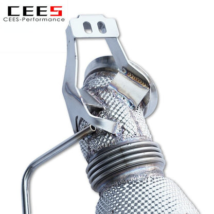 Exhaust Downpipe For Mercedes-Benz GT50/GT53 AMG 3.0T 2016-2022 Automobile Exhaust System Stainless Steel Exhaust Pipe