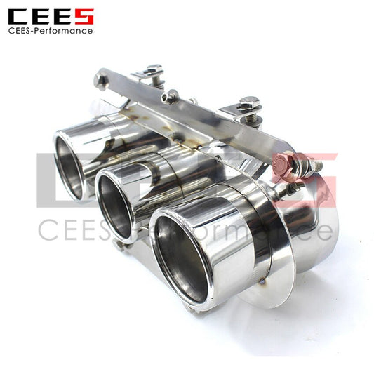 CEES Exhaust System For Ferrari 458 Stainless Steel Tips Tail Throat Sortie Echappement Voiture Upgrade Car Accessories