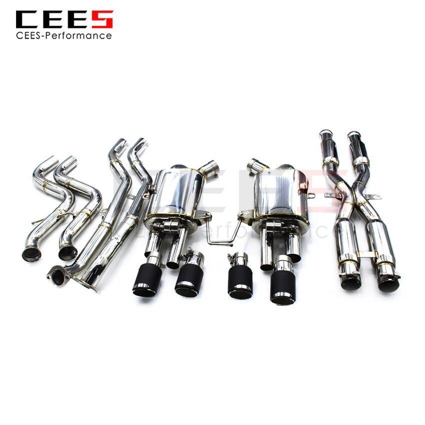 CEES Exhaust System For BMW M3 E92 4.0L Stainless Steel Valve Muffler Catback Escape Tubo Escape Coche Terminale Scarico Auto