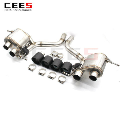 CEES Exhaust System For Maserati GT 4.2 4.7 Stainless Steel Performance Valve Muffler Catback Escape Escape tubo de escapet