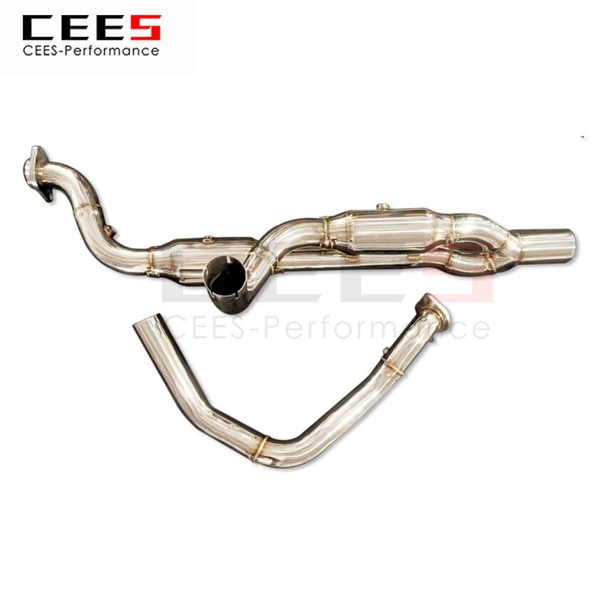 CEES Exhaust System For Dodge RAM2500 2014 6.4 Headers Without Catalyst No cat Downpipe Manifold Stainless Steel Car Accessories