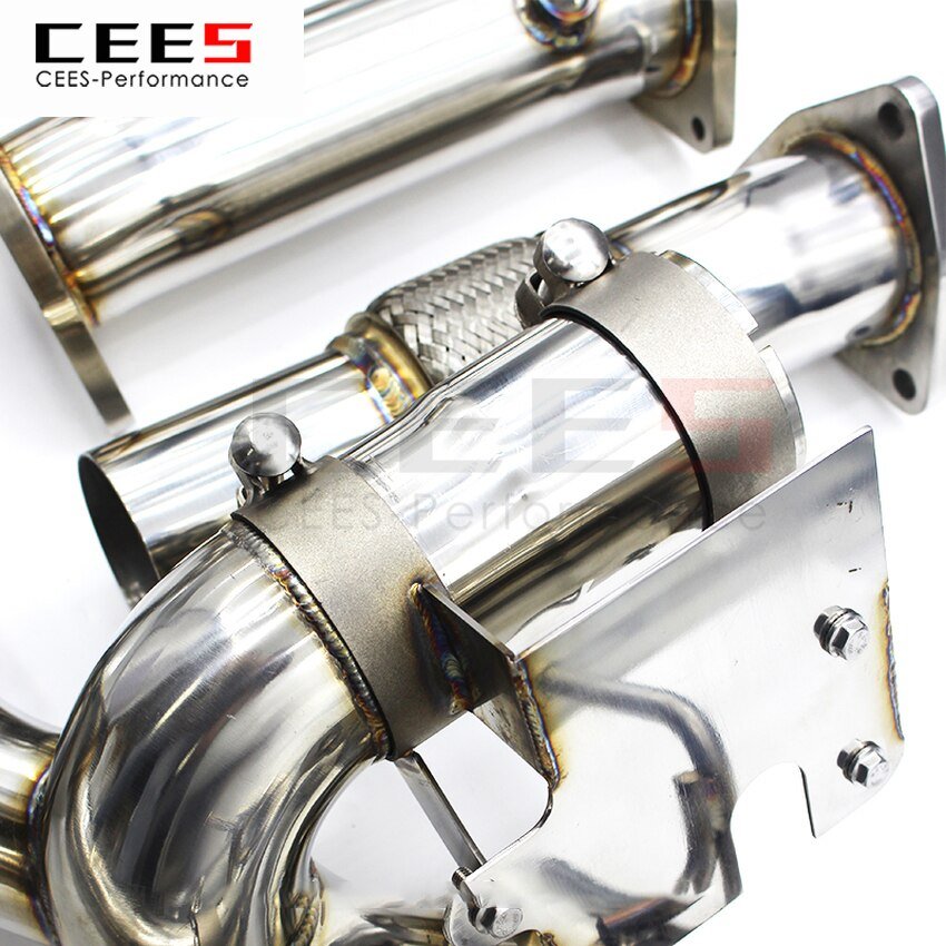 CEES Exhaust System For Chevrolet Corvette C8 Catback Exhaust Performance Valve Muffler Catback Escape Tubo Escape Coche