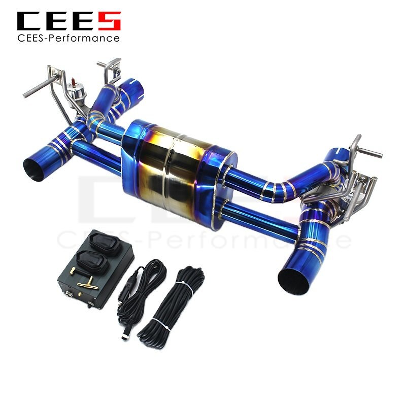 CEES Performance Exhaust Pipes for Ferrari488 2015-2019 Tuning Exhaust Muffler Titanium Alloy Escape Car Exhaust System Parts