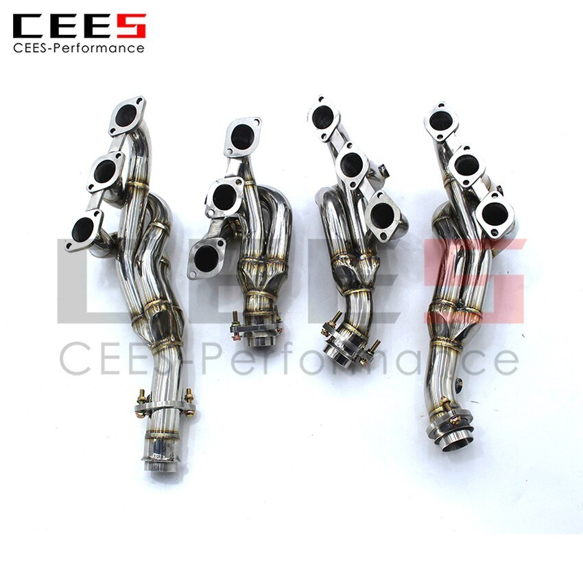 CEES Exhaust System For Ferrari 599 Exhaust manifold Headers Stainless Steel Test Pipe No cat Downpipe Car Accessories Manifold