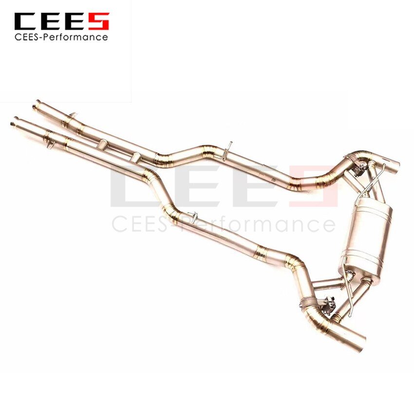 CEES Exhaust System For Mercedes-Benz AMG GT GTS GTR  4.0T Valve Muffler Catback Escape Tubo Escape Coche Terminale Scarico Auto