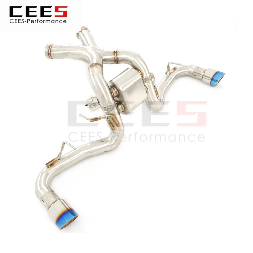 CEES Exhaust System For Mclaren 570S Stainless Steel Catback Valve Muffler Auto Modification Terminale Scarico Auto