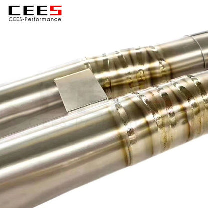 CEES Catback Exhaust for PORSCHE PANAMERA (971) 4.0 2016- Tuning Titanium Alloy Exhaust Pipe High Performance Exhaust Downpipe