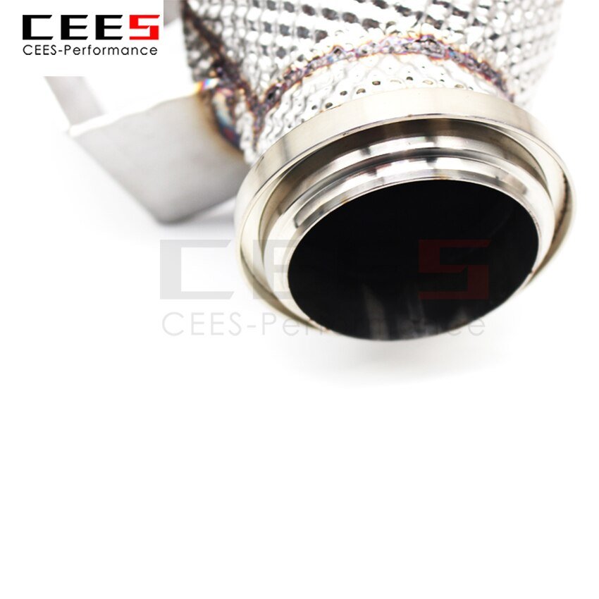 CEES Exhaust System For Mercedes-Benz GLC43 Headers With/Without Catalyst Test Pipe Converter High Flow Catted Exhaust Downpipe