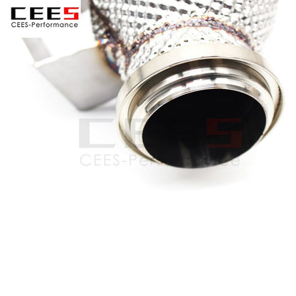 CEES Exhaust System For Mercedes-Benz GLC43 Headers With/Without Catalyst Test Pipe Converter High Flow Catted Exhaust Downpipe