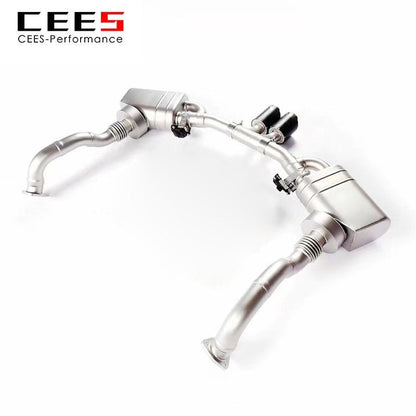 CEES Catback Exhaust For PORSCHE BOXSTER (987) 2.7 2.9 3.4 2004-2011 Exhaust pipe for Automobile Stainless Steel 304