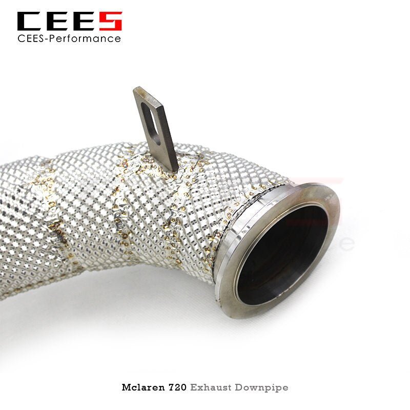 CEES downpipe til Mclaren 720S 4.0T 2018-2022 High Performance Tuning Catless downpipe uden katalysator bildele 