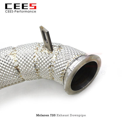 CEES Downpipe for Mclaren 720S 4.0T 2018-2022 High Performance Tuning Catless Downpipe Without Catalyst Auto Parts