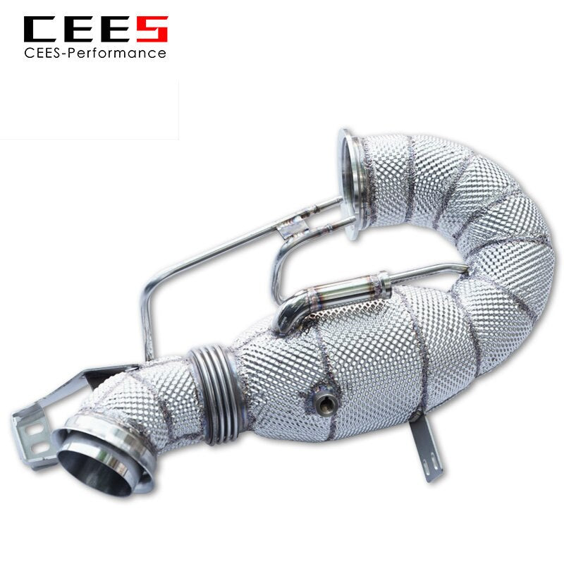 Exhaust Downpipe For Mercedes-Benz GT50/GT53 AMG 3.0T 2016-2022 Automobile Exhaust System Stainless Steel Exhaust Pipe