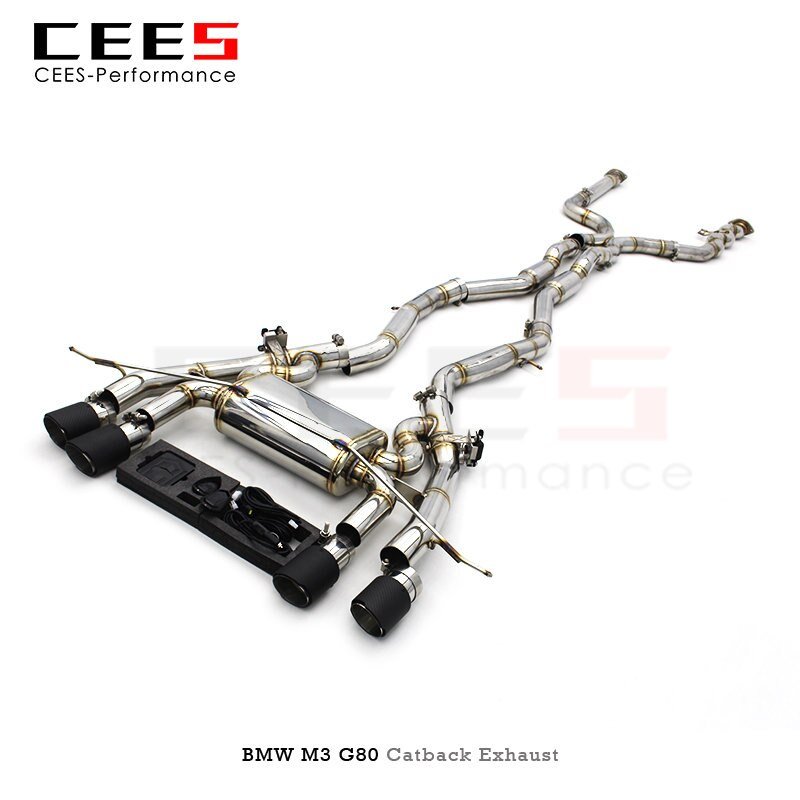 CEES For BMW M3 M4 G80/G82/G8X 2020-2025(SS304)Valved Sport Exhaust System