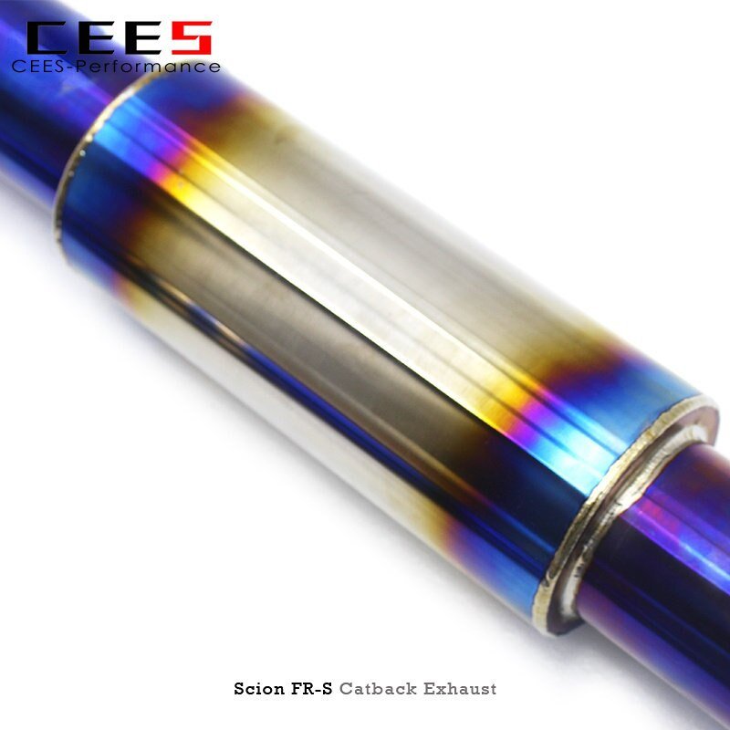 CEES Catback Exhaust For Scion Fr-s/Frs 2013-2019 pipe diameter 63/70/76mm Titanium Exhaust Pipe Valve Muffler Exhaust System