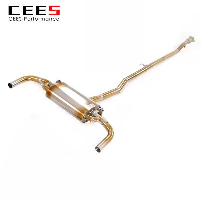 CEES Catback Exhaust for Mercedes-Benz A35 2.0T 2020- Exhaust Pipe Titanium Alloy High Performance Exhaust Valve Control Muffler