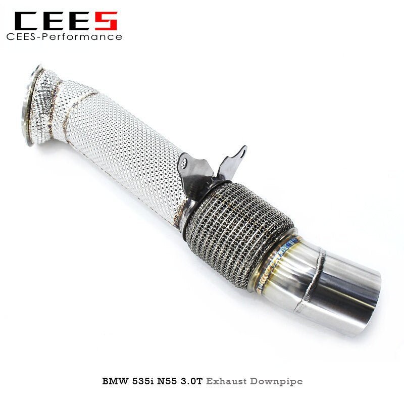 CEES Exhaust Downpipe For BMW 535i N55 3.0T 2010-2017 Stainless Steel Catless downpipe without catalyst Car Exhaust System