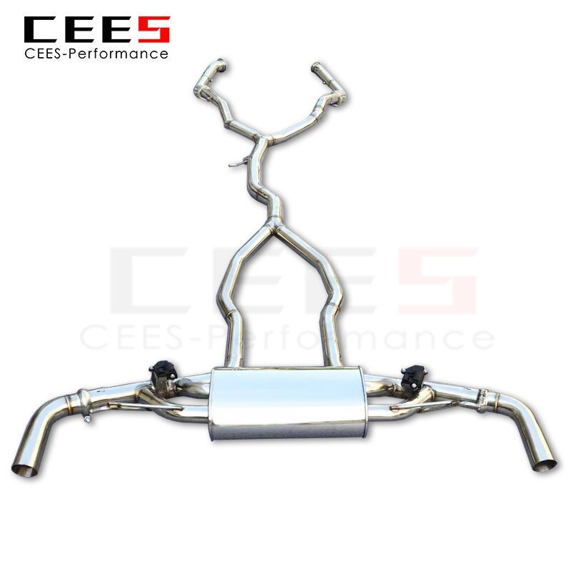 CEES Catback Exhaust for Mercedes-Benz GLE320/GLE400 W166 3.0T 2016-2019 Stainless Steel SUS304 Exhaust Valve Control Muffler