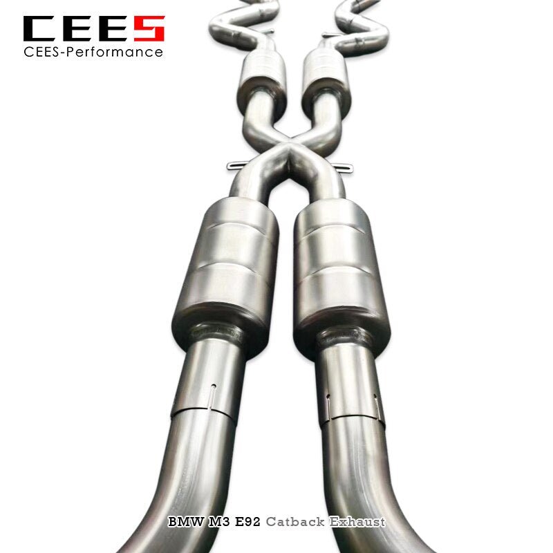 CEES Catback Exhaust For BMW M3 E92 4.0L 2007-2013 Stainless Steel Exhaust valve control  Automotive Performance Accessories