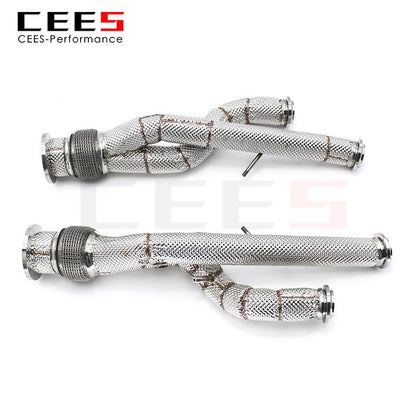 CEES Downpipe For Lamborghini Aventador LP700-4 6.5 2011-2016 Automobile Exhaust System Exhaust Pipe  Exhaust Downpipe