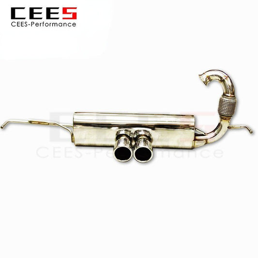 CEES Catback Exhaust For Smart FORTWO Coupe (453) 2014- High Performance SUS304 Stainless Steel Exhaust Pipe tubo escape coche