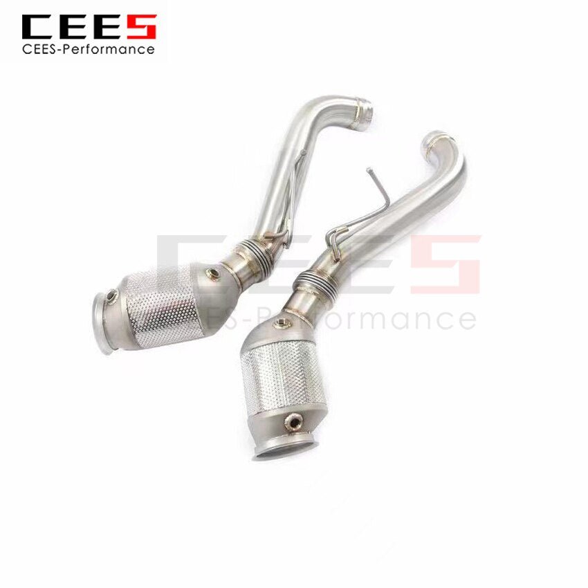 CEES Exhaust System For Mclaren 540C 570C 570S 3.8T Stainless Steel Performance Valve Muffler Catback Escape Tubo Escape Coche