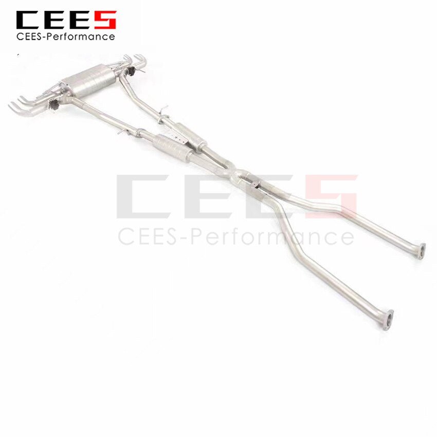 CEES Exhaust System For LEXUS LC500H 3.5L 2018-2023 Stainless Steel Valve Muffler Catback Escape Tubo Escape Coche Car Parts