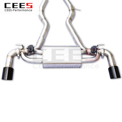 CEES Exhaust System For Toyota Supra A90 3.0t 2020-2023 Catback Stainless Steel Valve Muffler Catback Escape Tubo Escape Coche