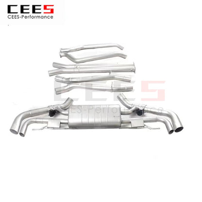 CEES Exhaust System For BMW X7 4.4TT Catback Stainless Steel Valve Muffler Catback Escape Tubo Escape Coche Car Accessories