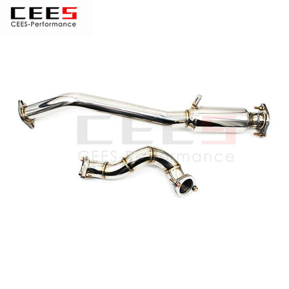 CEES Exhaust System For TOYOTA 86 Headers Without Catalyst No cat Downpipe Manifold Stainless Steel Car Accessories