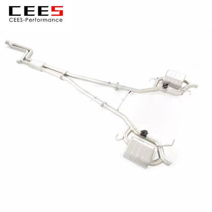 CEES Catback Exhaust for BMW TH7 730/740 3.0L/3.0T F02 2009-2015 High Performance Valve Muffler Exhaust System Automobile Parts