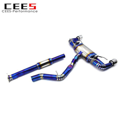 CEES Catback Exhaust For Subaru BRZ 2013-2019 Titanium Exhaust Valve Control Exhaust System Acoustical Damper