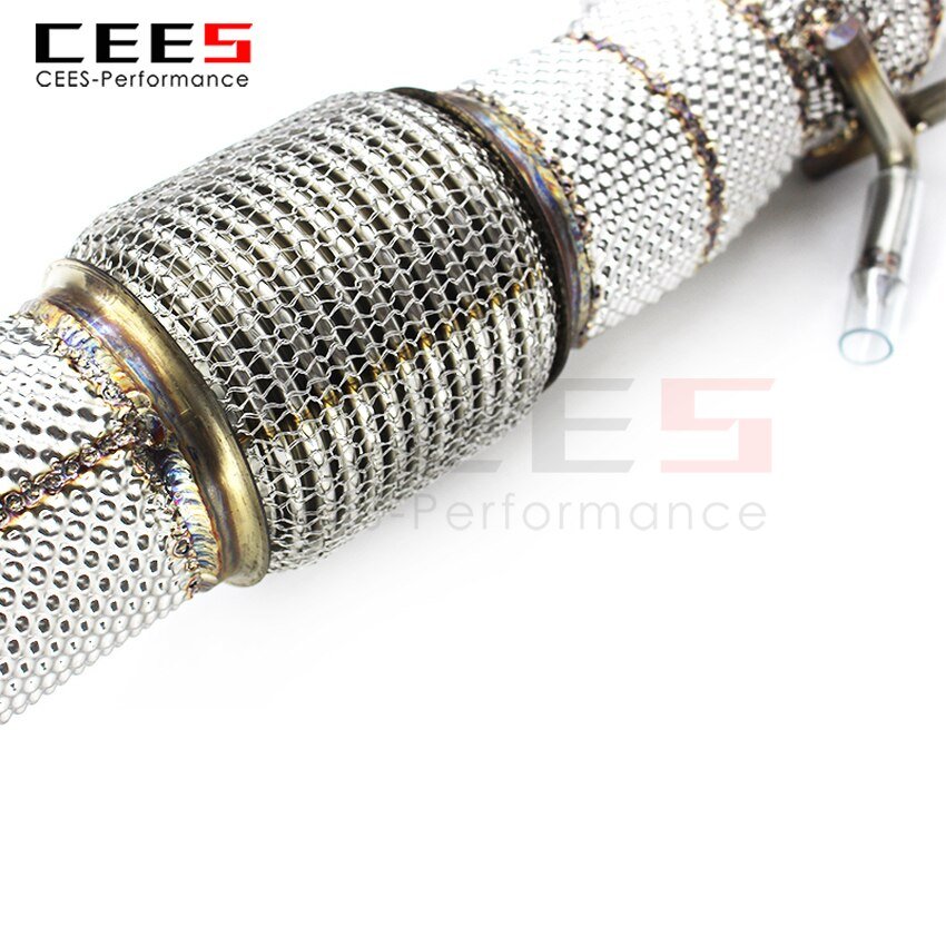 CEES Exhaust System For Audi S3 Headers With/Without Catalyst Test Pipe Converter High Flow Catted Exhaust Downpipe