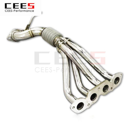 CEES Exhaust System For Mazda Atenza  2.5L 2014 Headers Stainless Steel Test Pipe No cat Downpipe Stainless Steel