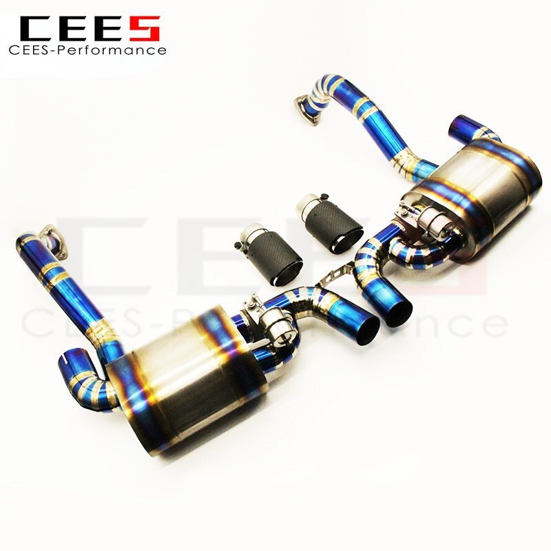 CEES Catback Exhaust for PORSCHE CAYMAN(987.2) 2005-2013 Tuning Performance Titanium Alloy Valve Exhaust System Mufflers