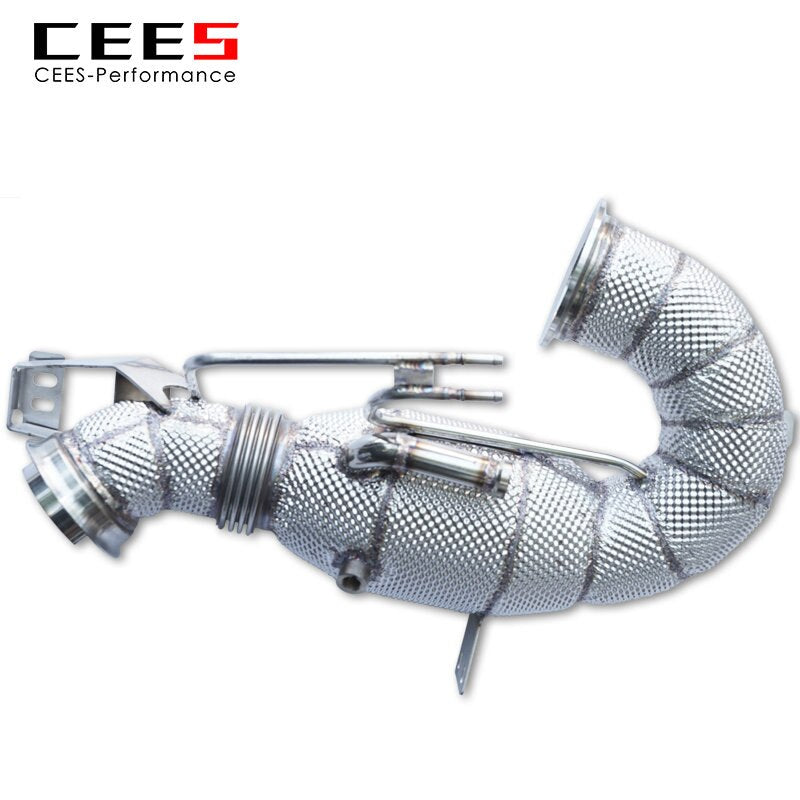 Exhaust Downpipe For Mercedes-Benz GT50/GT53 AMG 3.0T 2016-2022 Automobile Exhaust System Stainless Steel Exhaust Pipe