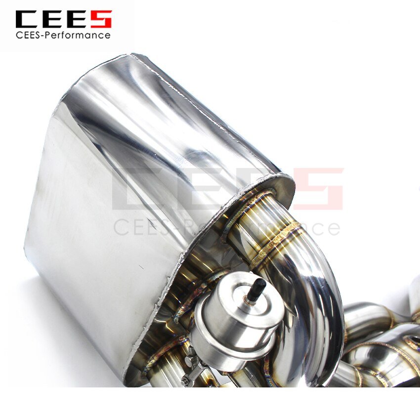 CEES Exhaust System For Porsche 911 997.1 Stainless Steel Valve Muffler Catback Escape Tubo Escape Coche Terminale Scarico Auto