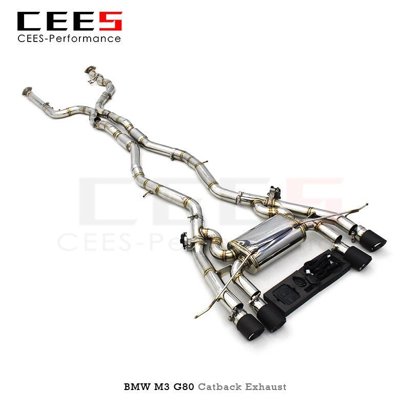 CEES For BMW M3 M4 G80/G82/G8X 2020-2025(SS304)Valved Sport Exhaust System