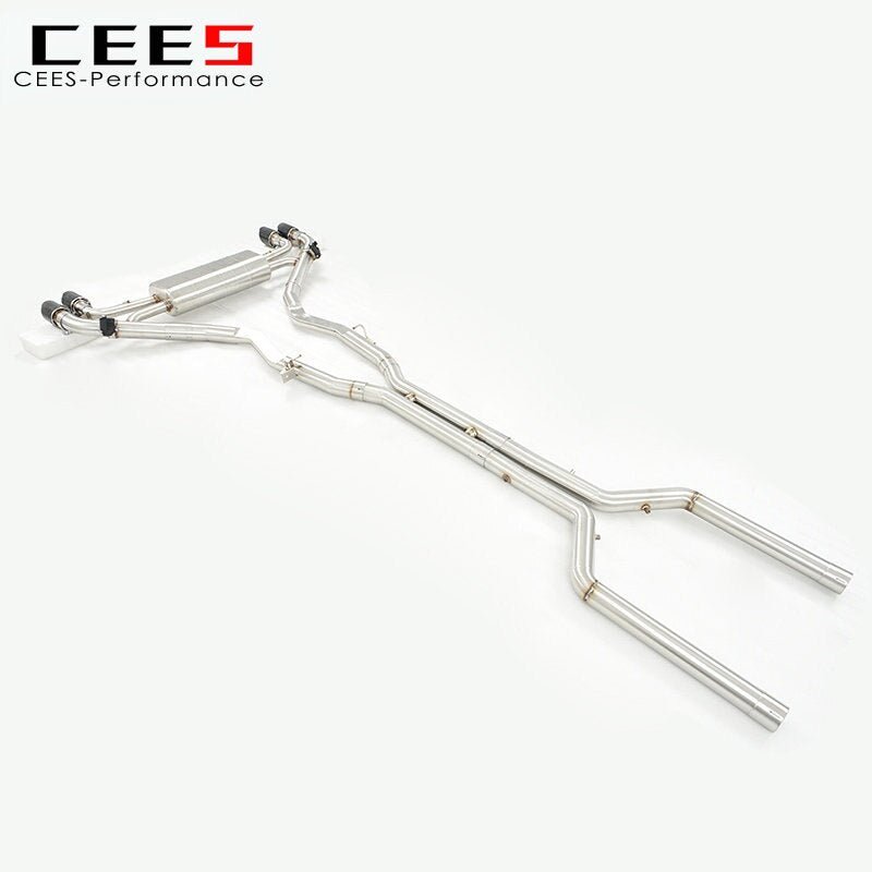 CEES Catback Exhaust for BMW X6/X6M 4.4TT 2010-2018 High Performance Exhaust Pipe Muffler Stainless Steel Escape  Muffler