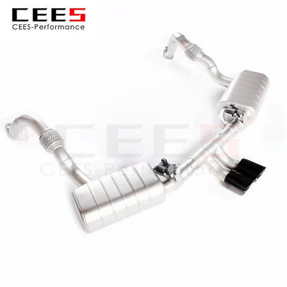 CEES Catback Exhaust for PORSCHE BOXSTER (981) 2.7 3.4 2012- Muffler Tuning Exhaust Pipe High Performance Stainless Steel Pipe