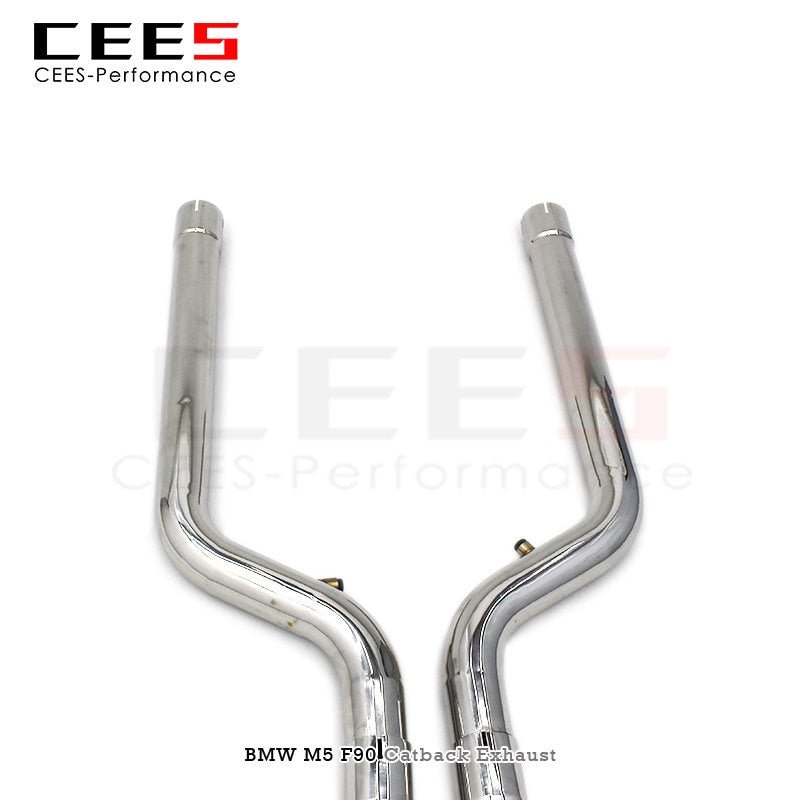 CEES Exhaust System for BMW M5 F90 4.4T 2018-2023 Escape Stainless Steel Exhaust Pipe Muffler Tuning Performance Catback Exhaust