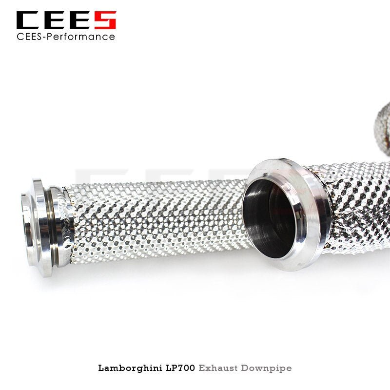 CEES Downpipe For Lamborghini Aventador LP700-4 6.5 2011-2016 Automobile Exhaust System Exhaust Pipe  Exhaust Downpipe