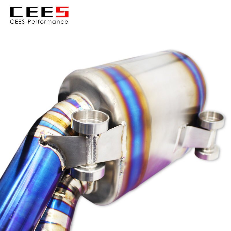 CEES Catback Exhaust for Porsche 911 991.1 3.4/3.8 2012-2015 Upgrade GT3 Performance Titanium Alloy Valve Muffler Escape