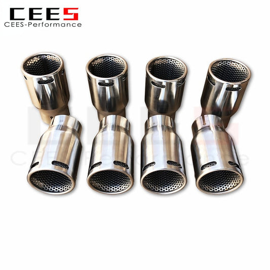 CEES Tail Throat For Lamborghini Aventador SVJ/Huracan EVO Spyder Automobile Stainless Steel Chrome Trim Exhaust Pipe