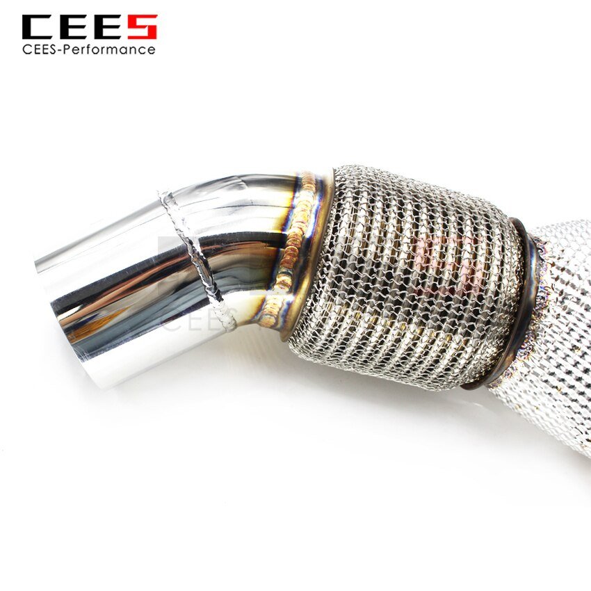 CEES Exhaust System For BMW 440i B58 Header With/Without Catalyst Test Pipe Converter High Flow Catted Exhaust Downpipe